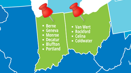 Pressure Washing in Berne, Geneva, Monroe, Decatur Bluffton, Portland Indiana and Van Wert, Rockford, Celina, Coldwater Ohio